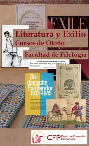 LITERATURA Y EXILIO -CURSOS DE OTOÑO-